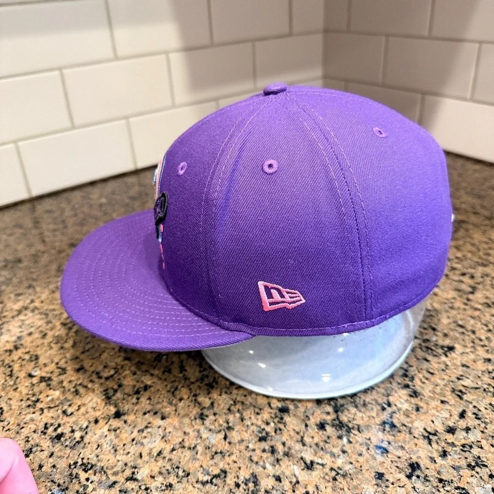 Jersey Shore BlueClaws New Era 59FIFTY Hat 7 5/8 Copa‎ Diversion Medusas Purple